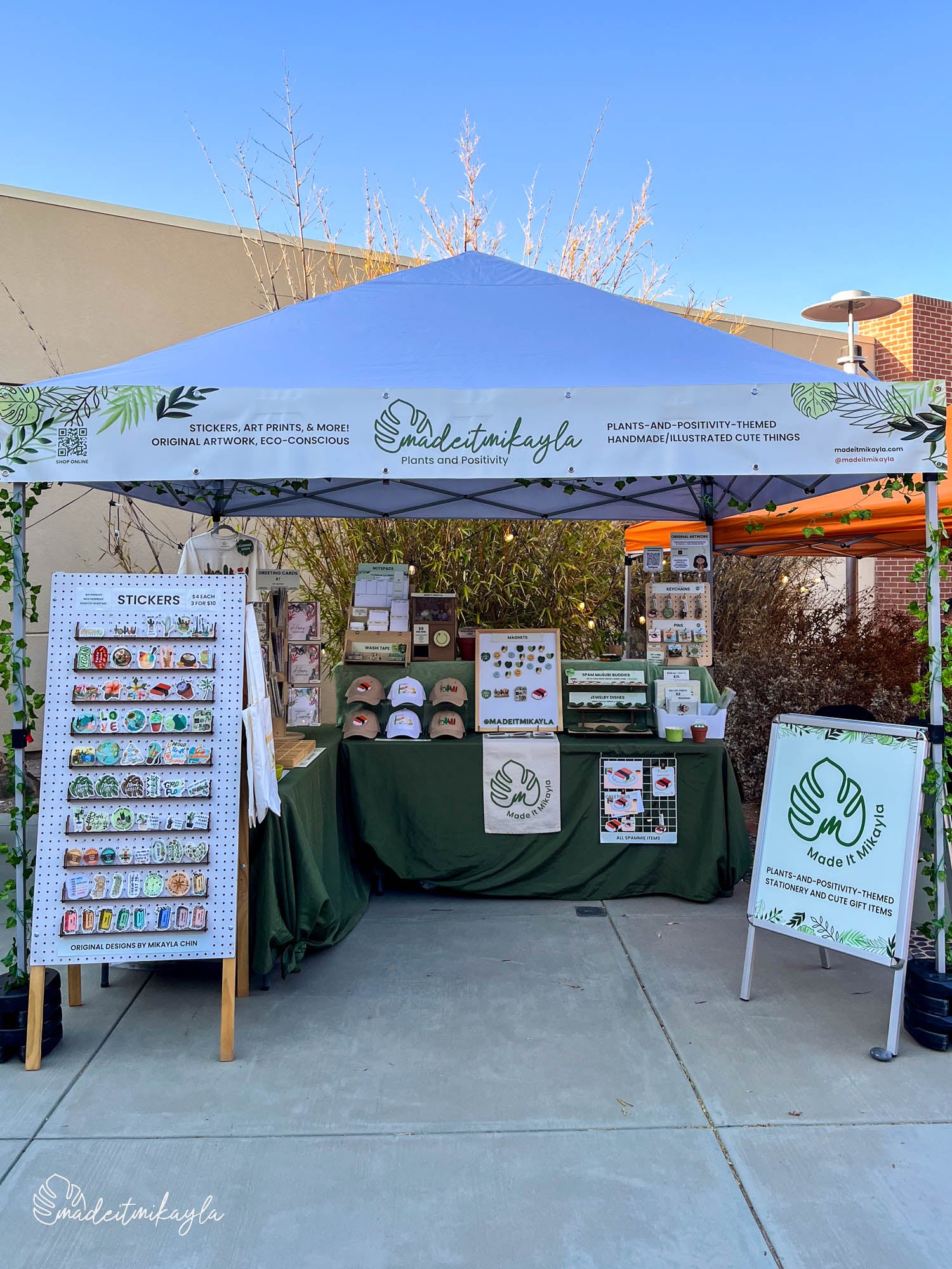 Market Booth Setup | MadeItMikayla