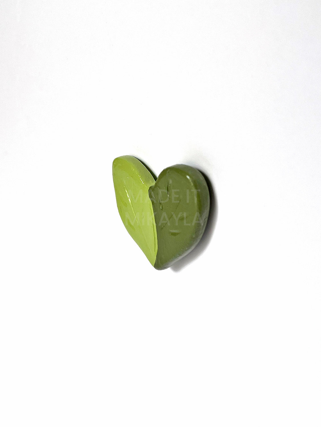 Heart Leaf Clay Magnet | MadeItMikayla