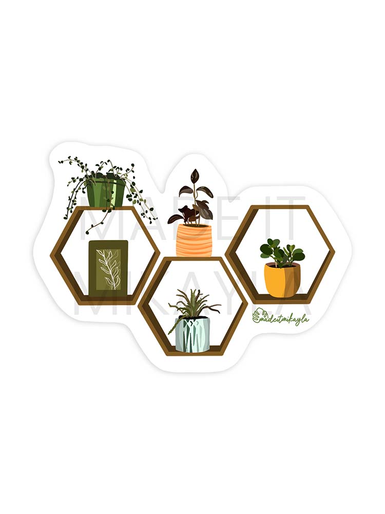 CLEAR Kindness Grows Here Sticker | MadeItMikayla