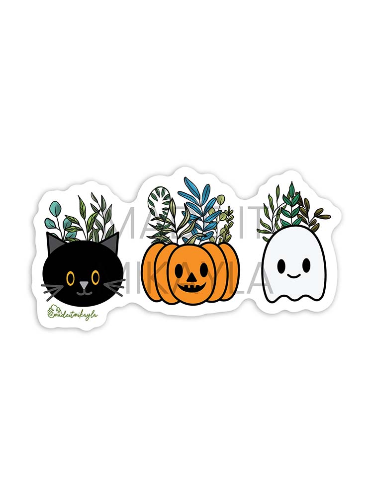 Halloween Trio Sticker | MadeItMikayla