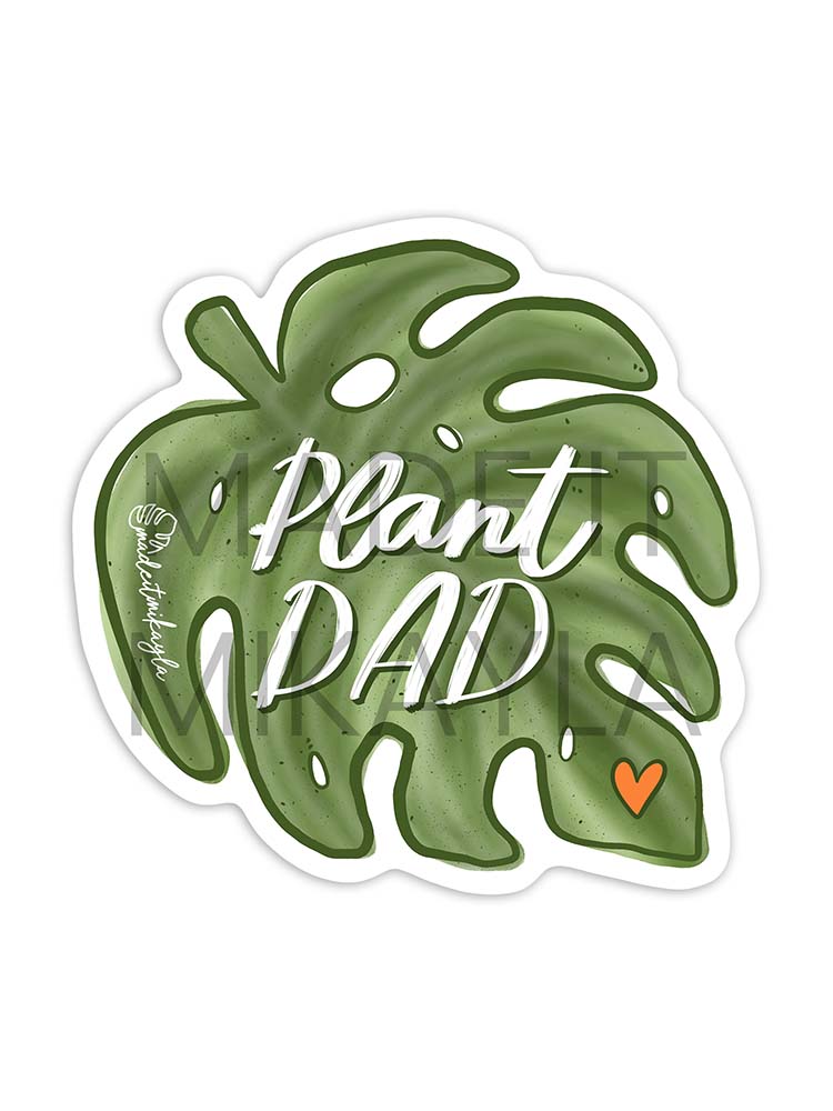 Plant Dad Sticker | MadeItMikayla
