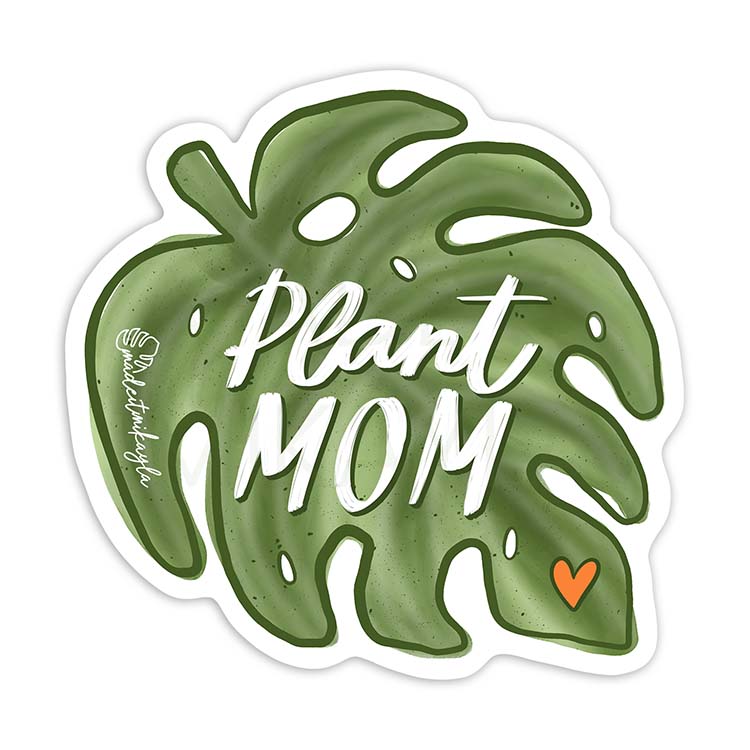 Plant Mom Sticker | MadeItMikayla