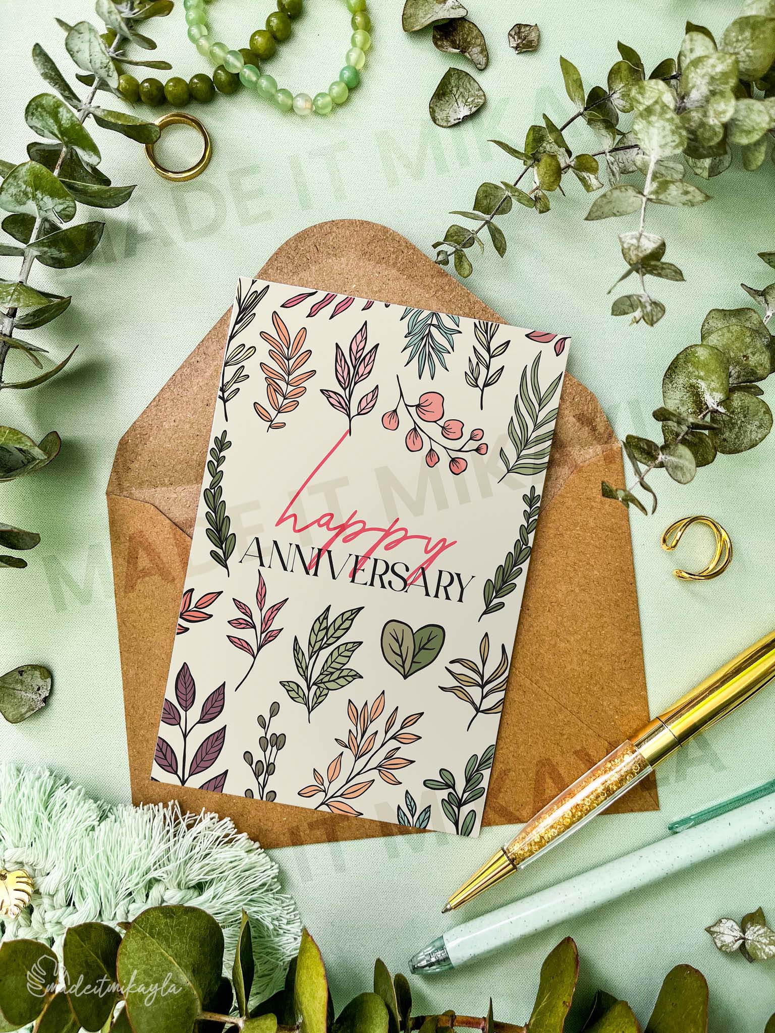 Happy Anniversary Greeting Card | MadeItMikayla