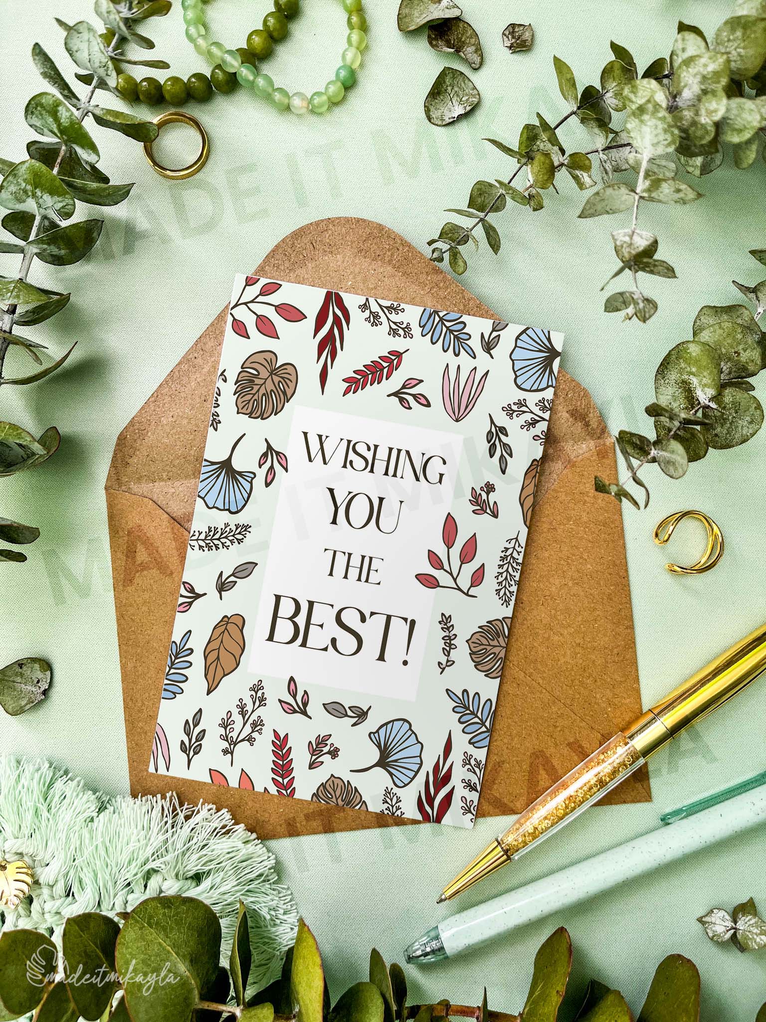 Wishing You The Best Greeting Card | MadeItMikayla