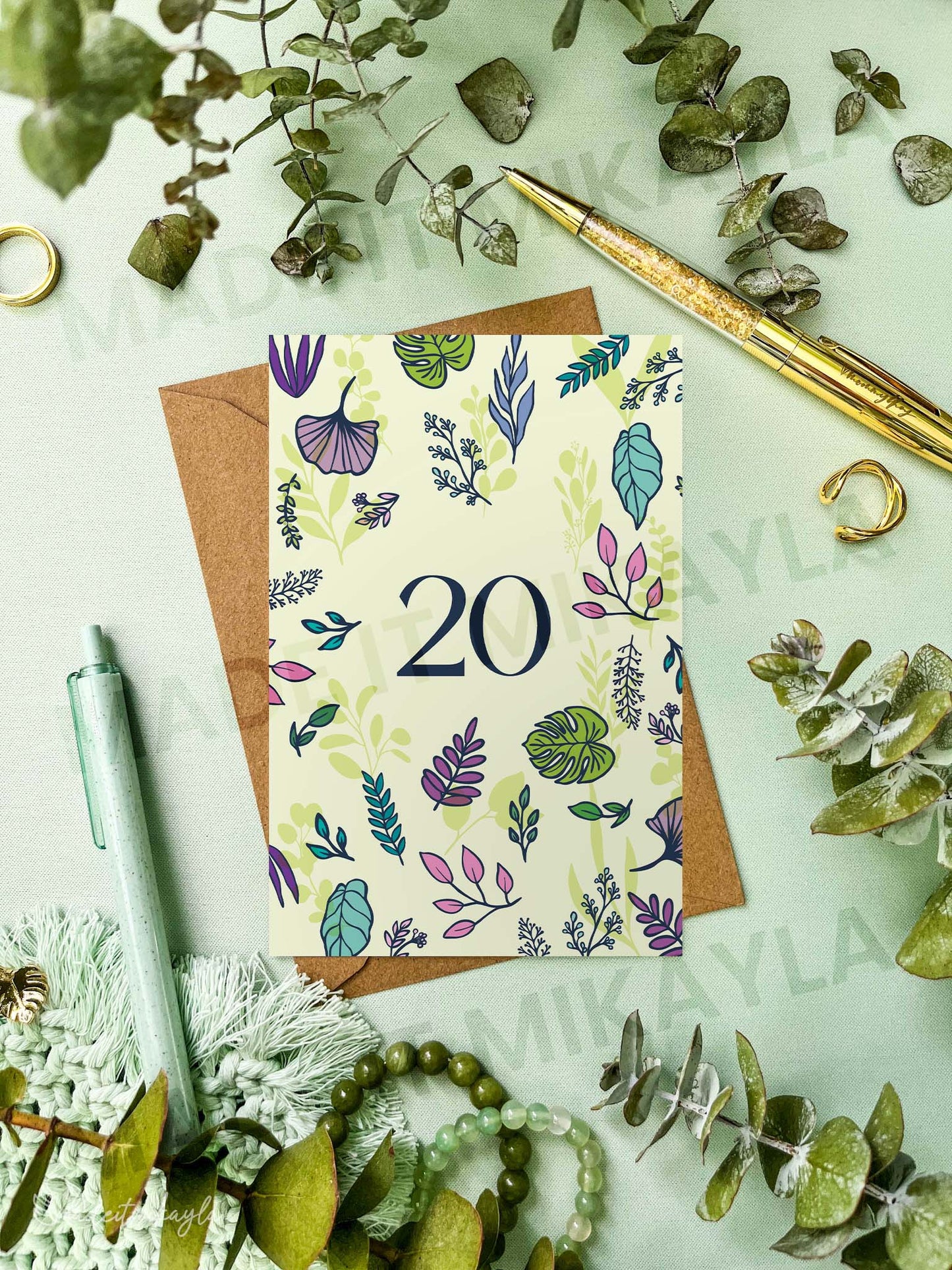20 Greeting Card | MadeItMikayla