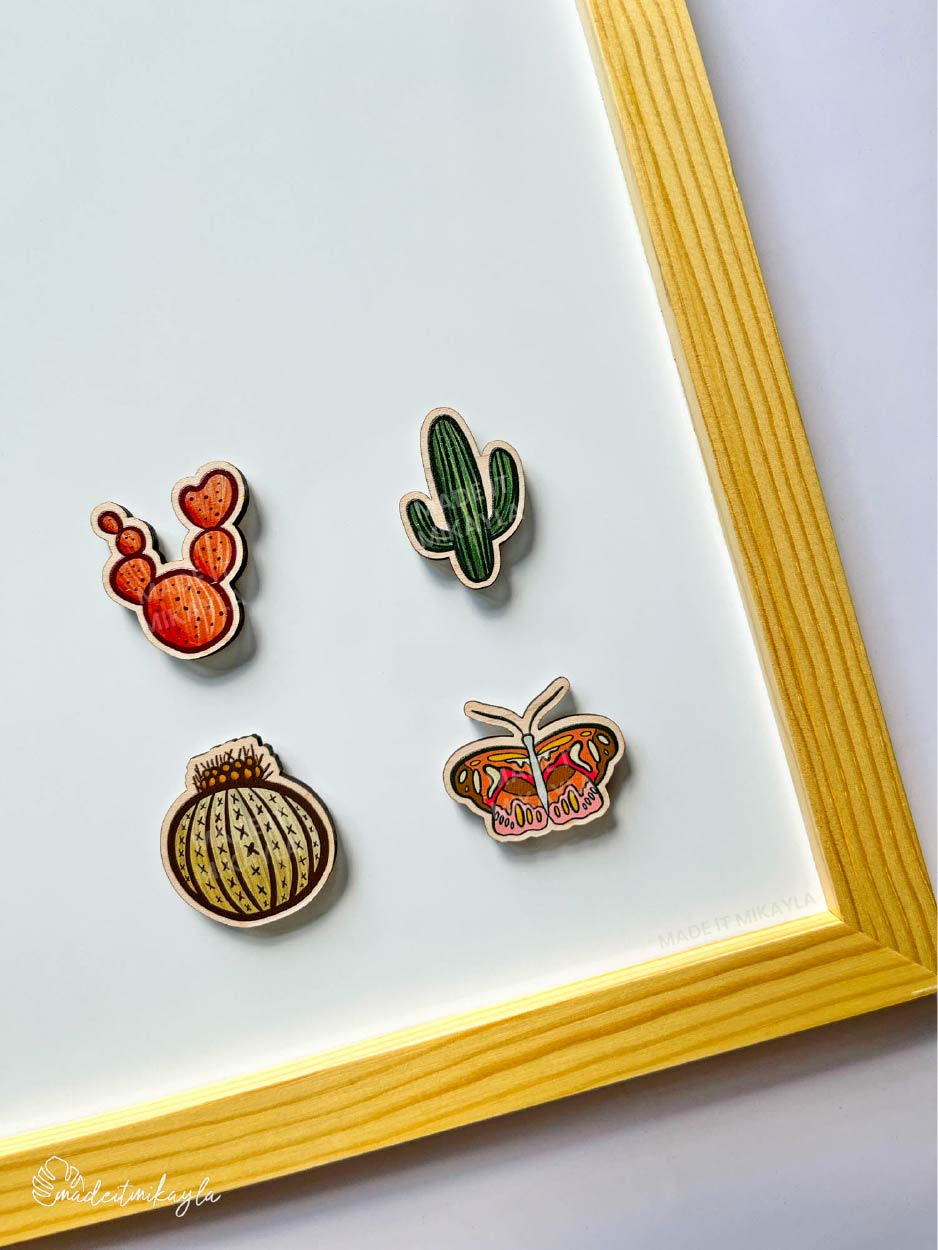 Desert Lover's Wood Magnet Set | MadeItMikayla