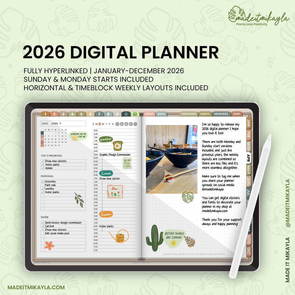 2026 Digital Planner
