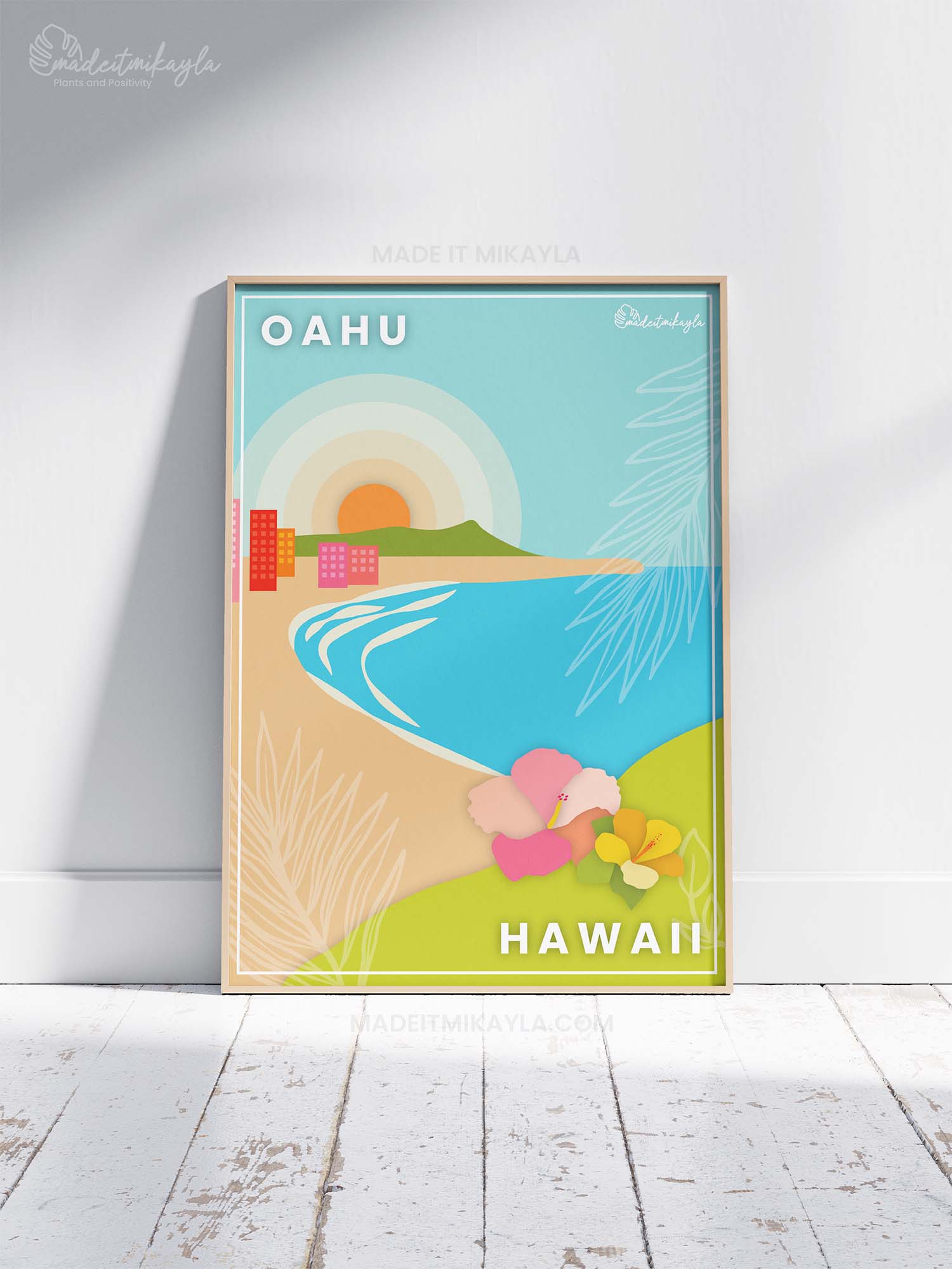 Oahu Hawaii Art Print