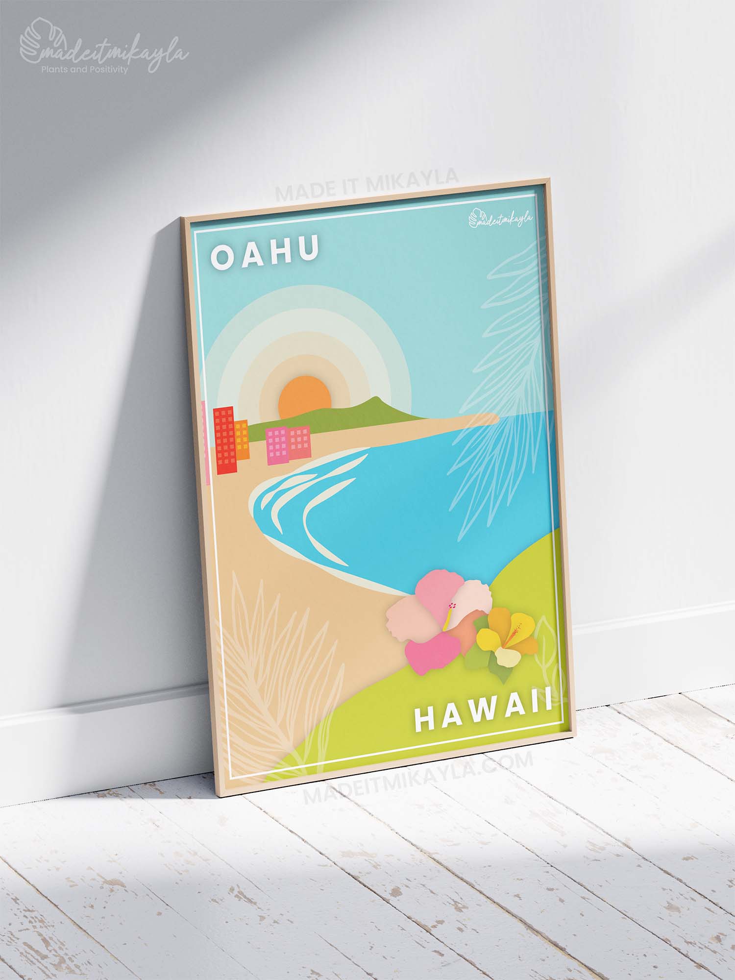 Oahu Hawaii Art Print