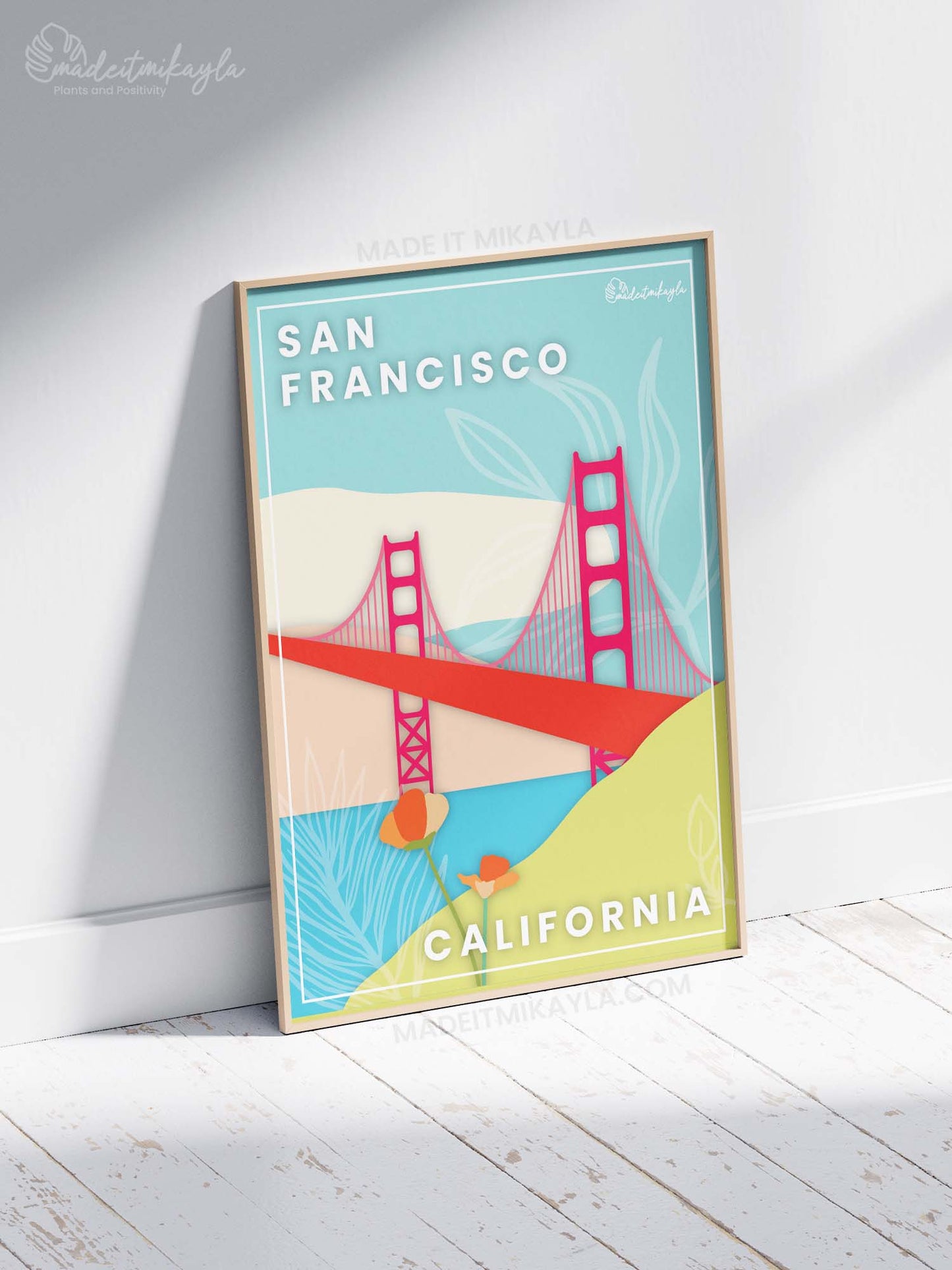 San Francisco California Art Print | MadeItMikayla