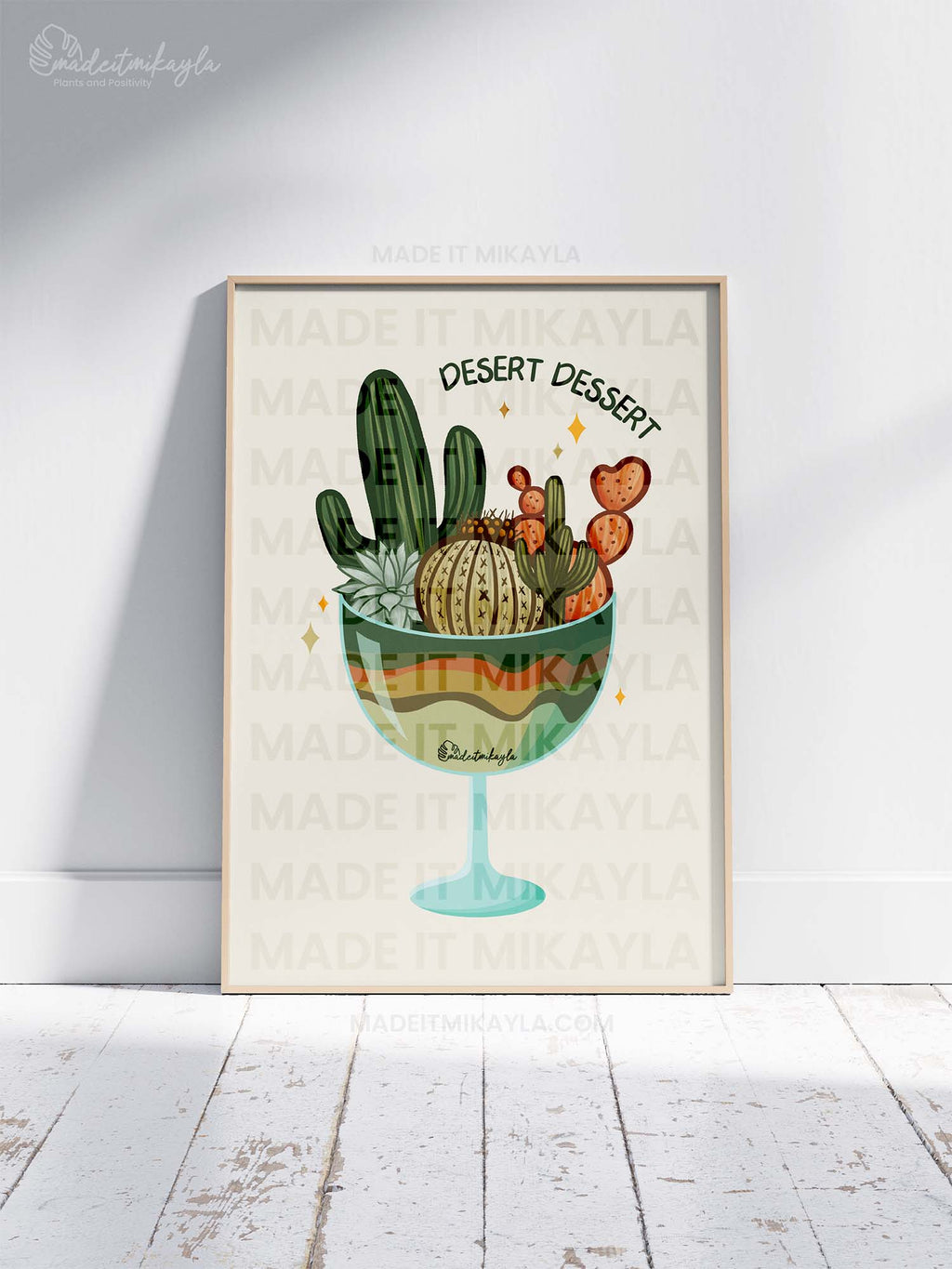 Desert Dessert Art Print