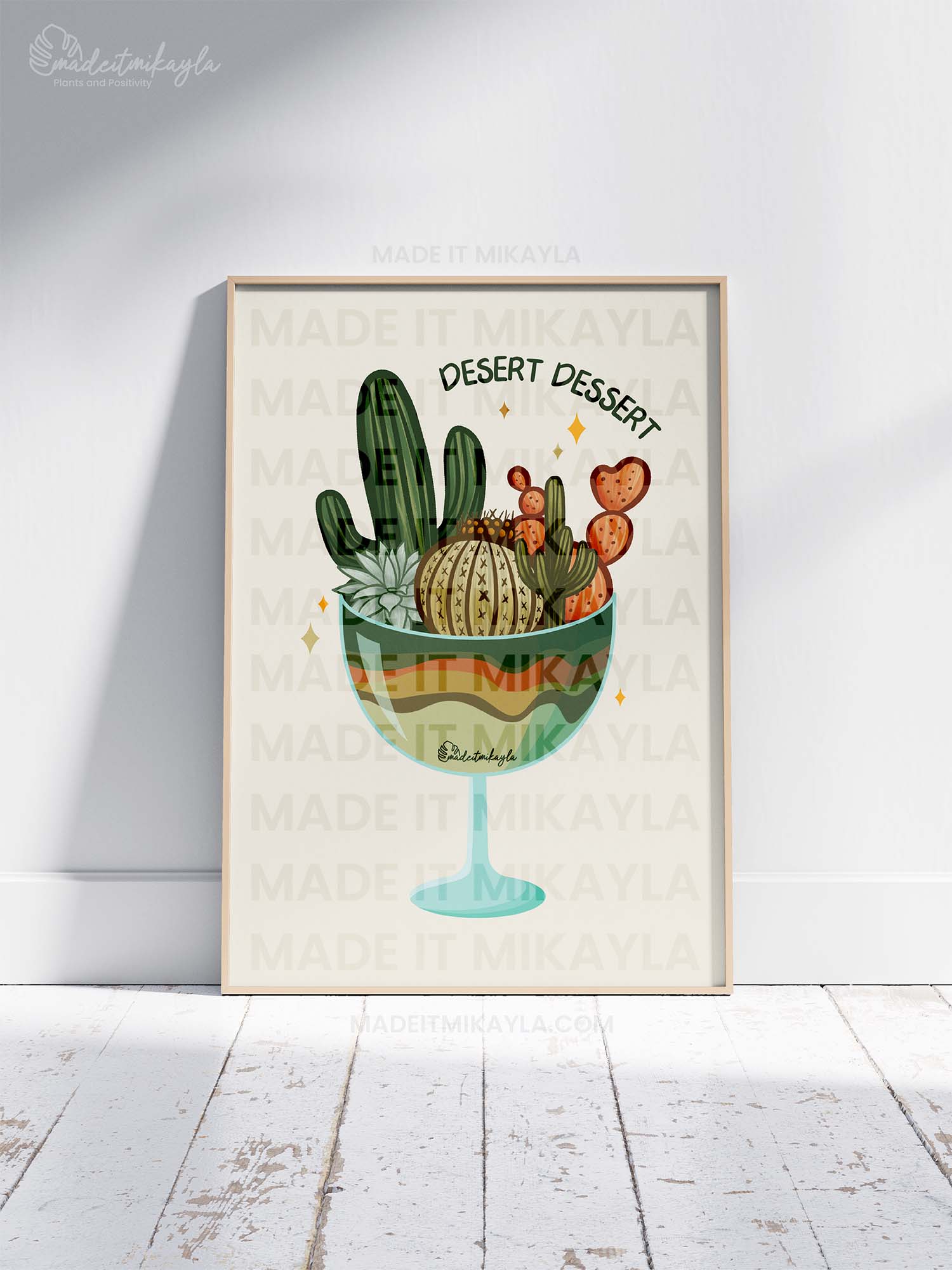 Desert Dessert Art Print