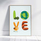 Earth LOVE Art Print | MadeItMikayla