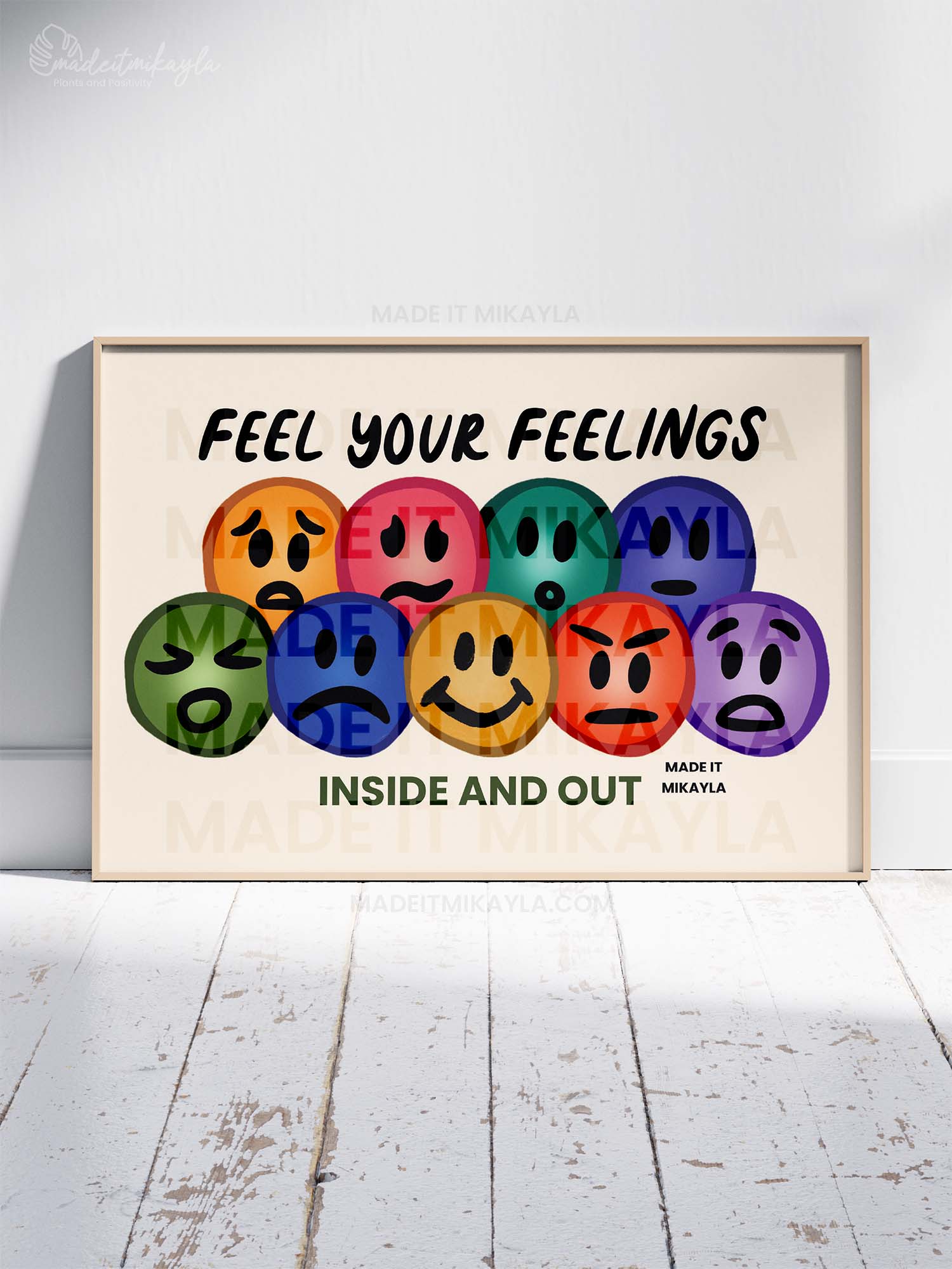 Feel Your Feelings Inside and Out Art Print