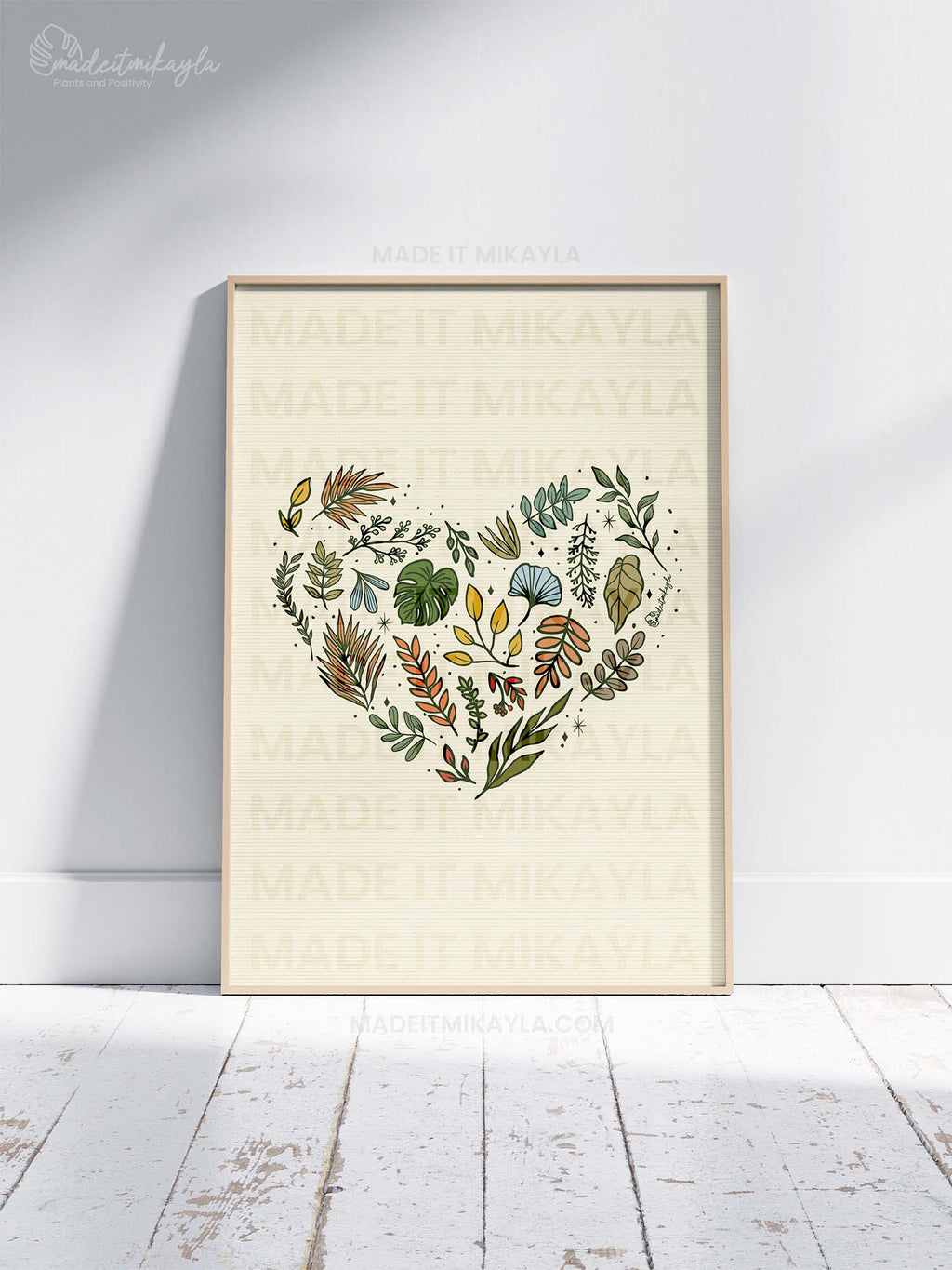 Foliage Heart Art Print
