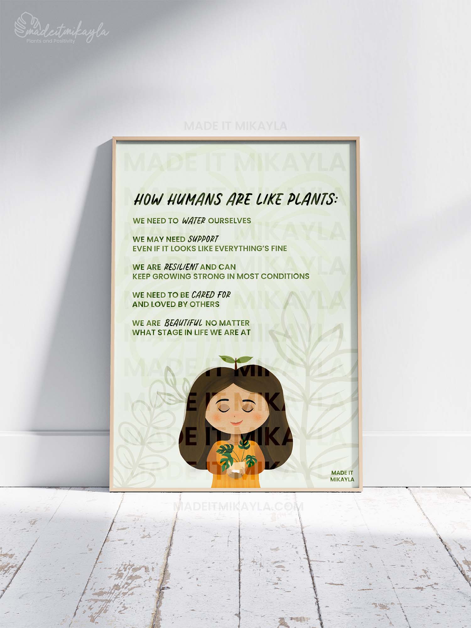 How Humans are like Plants Art Print