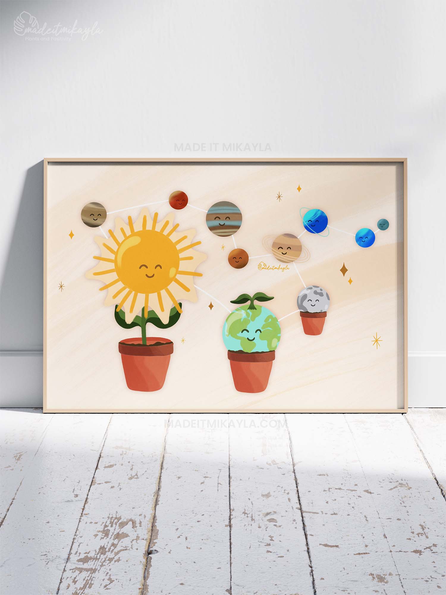 Plant Planets Art Print | MadeItMikayla