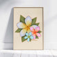 Plumeria Trio Art Print | MadeItMikayla