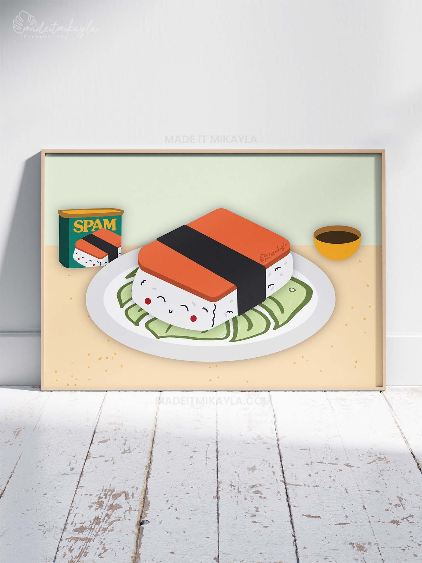 Spam Musubi Art Print | MadeItMikayla