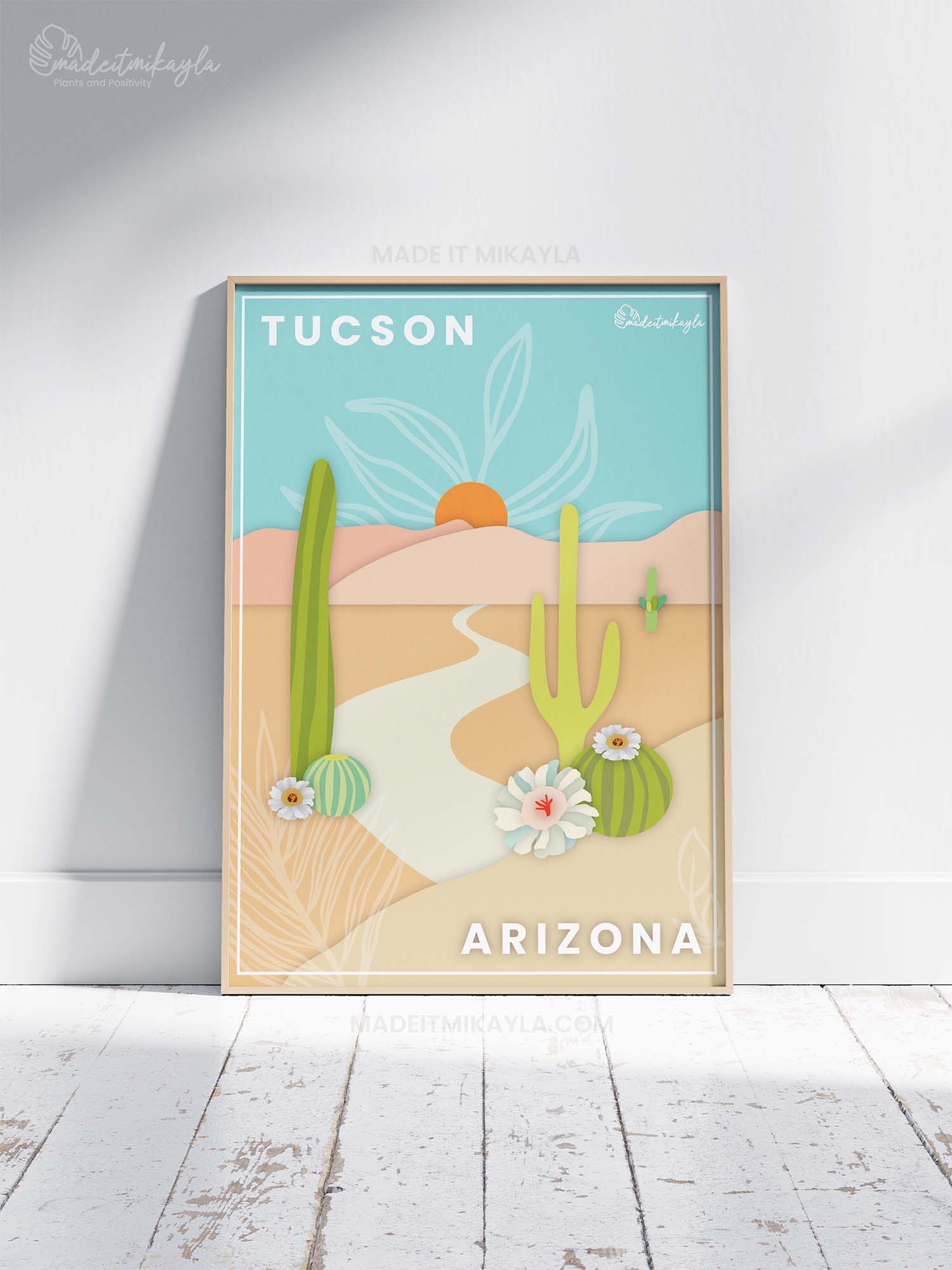 Tucson Arizona Art Print | MadeItMikayla