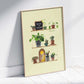 Be-leaf Plant Shelves Art Print | MadeItMikayla