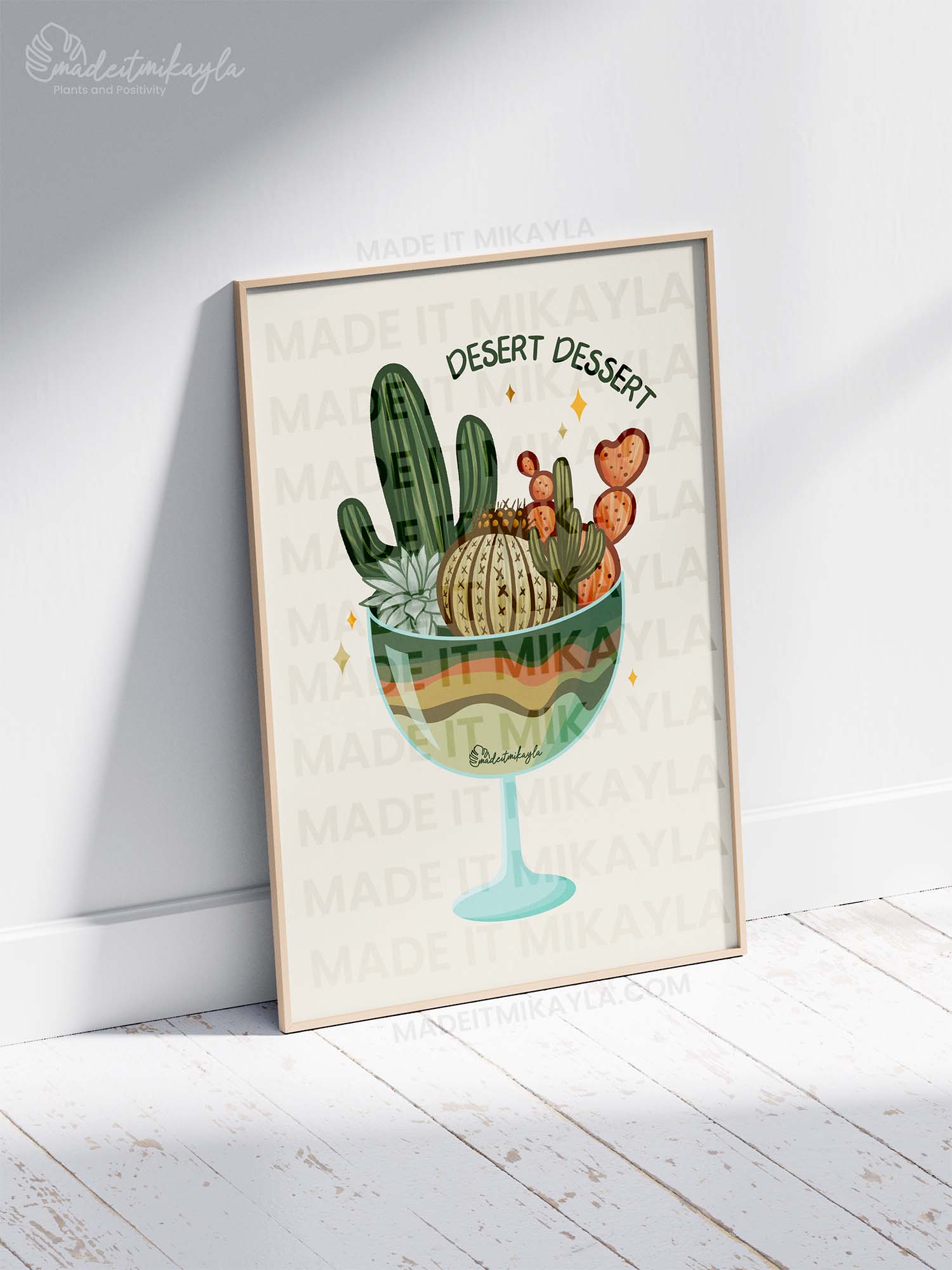 Desert Dessert Art Print