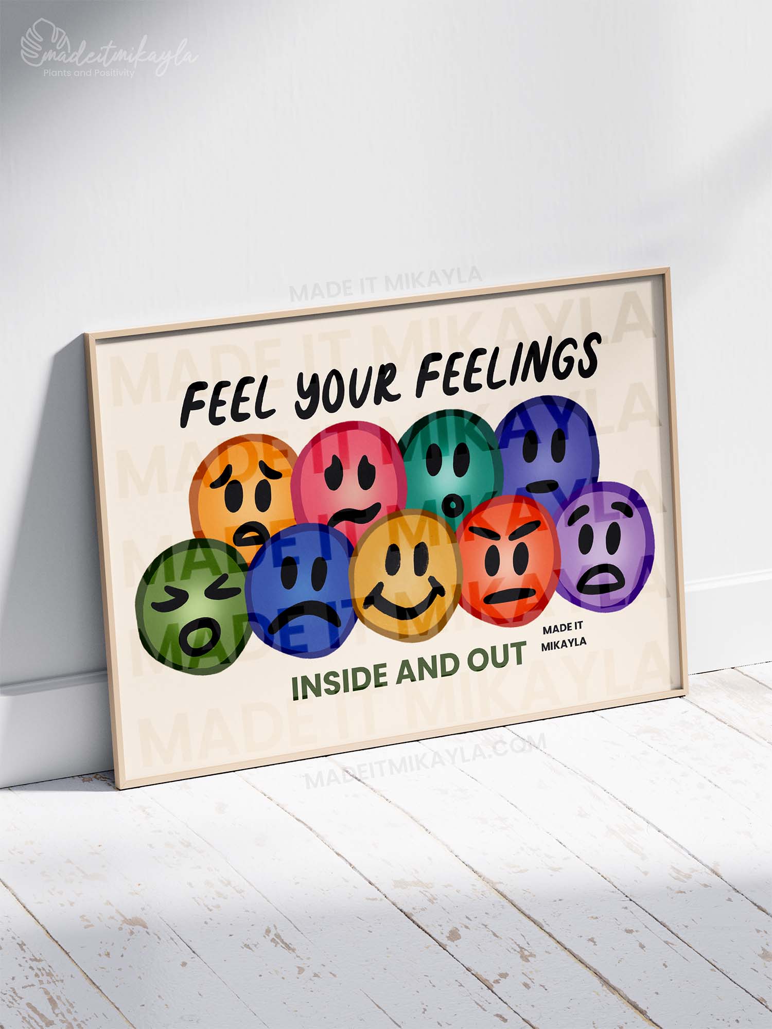 Feel Your Feelings Inside and Out Art Print
