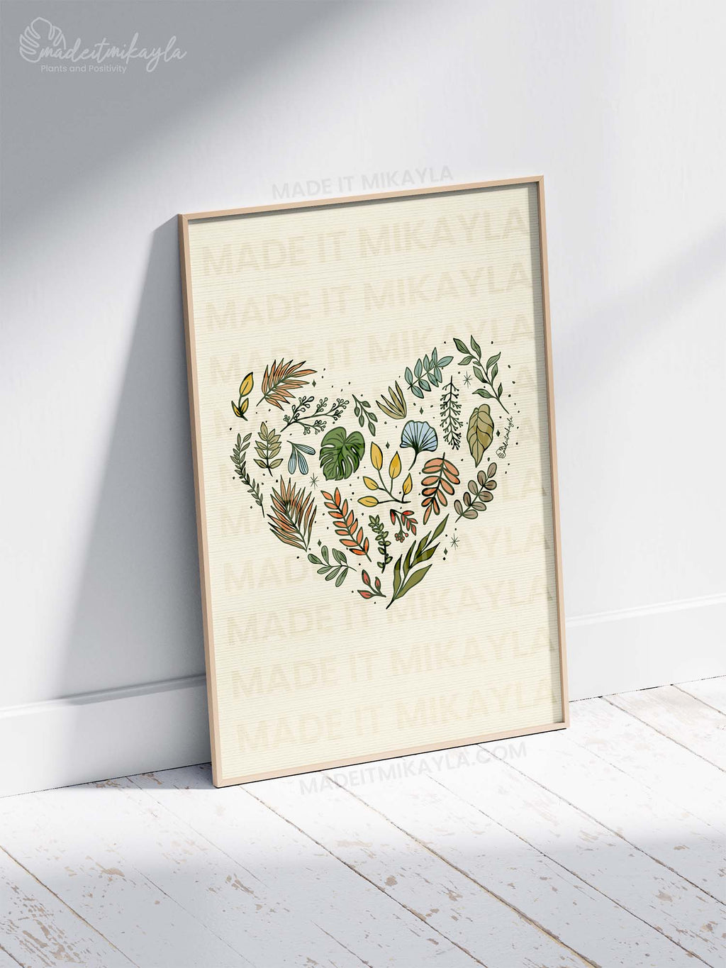 Foliage Heart Art Print