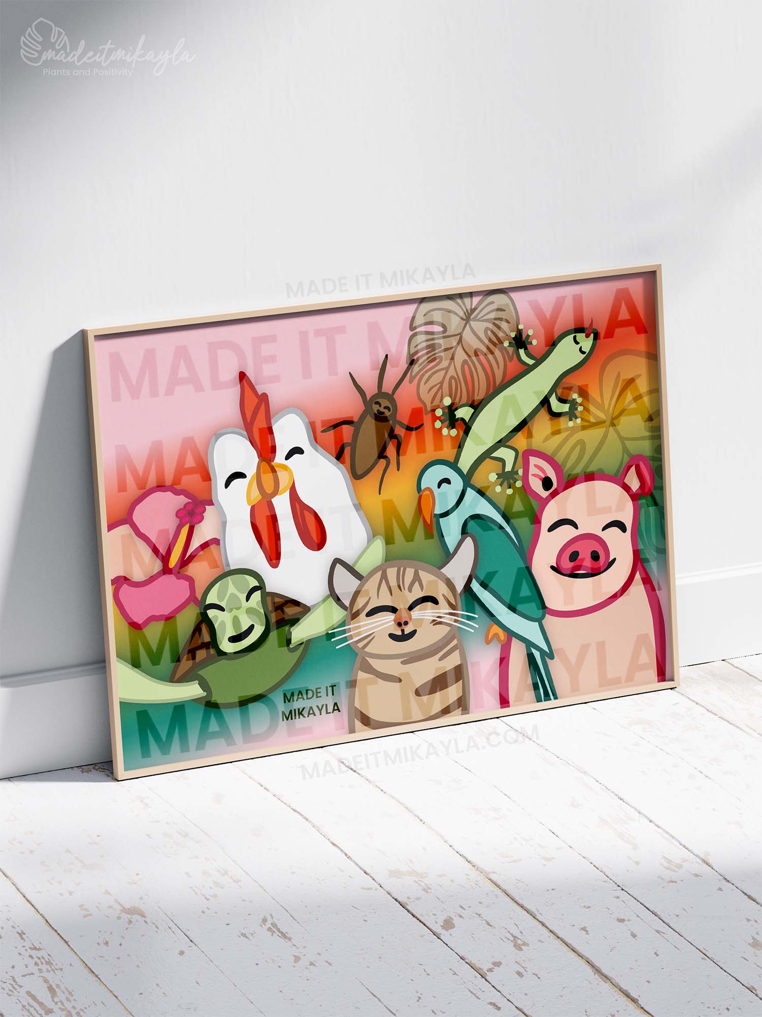 Hawaii Animals Art Print