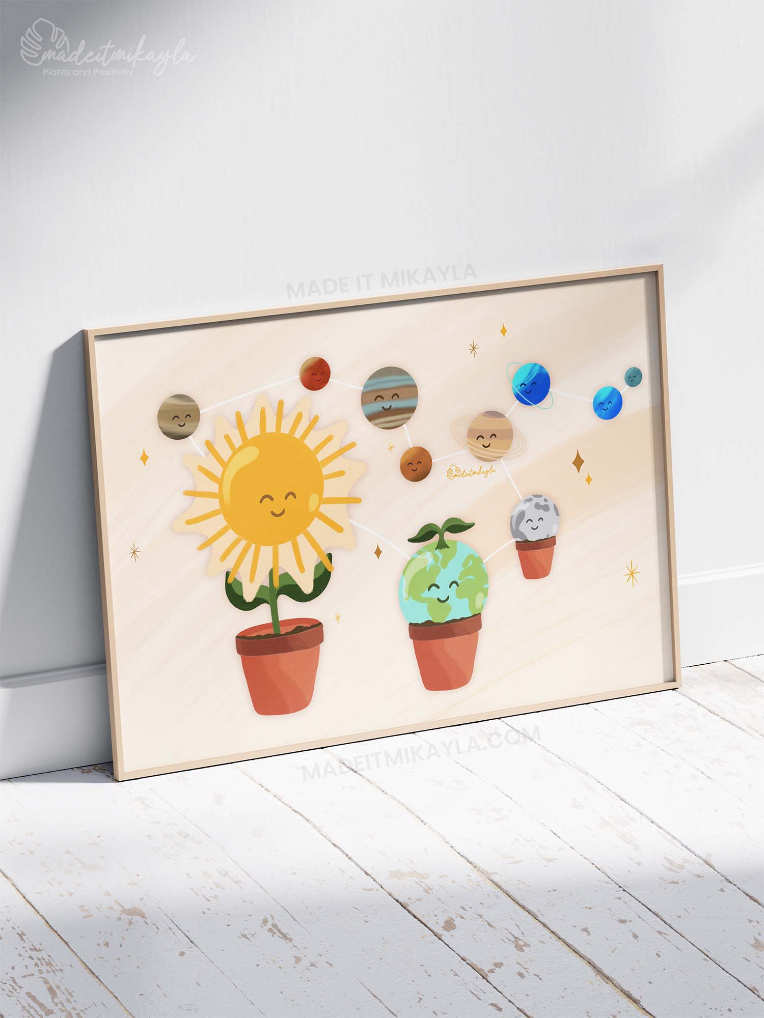 Plant Planets Art Print | MadeItMikayla