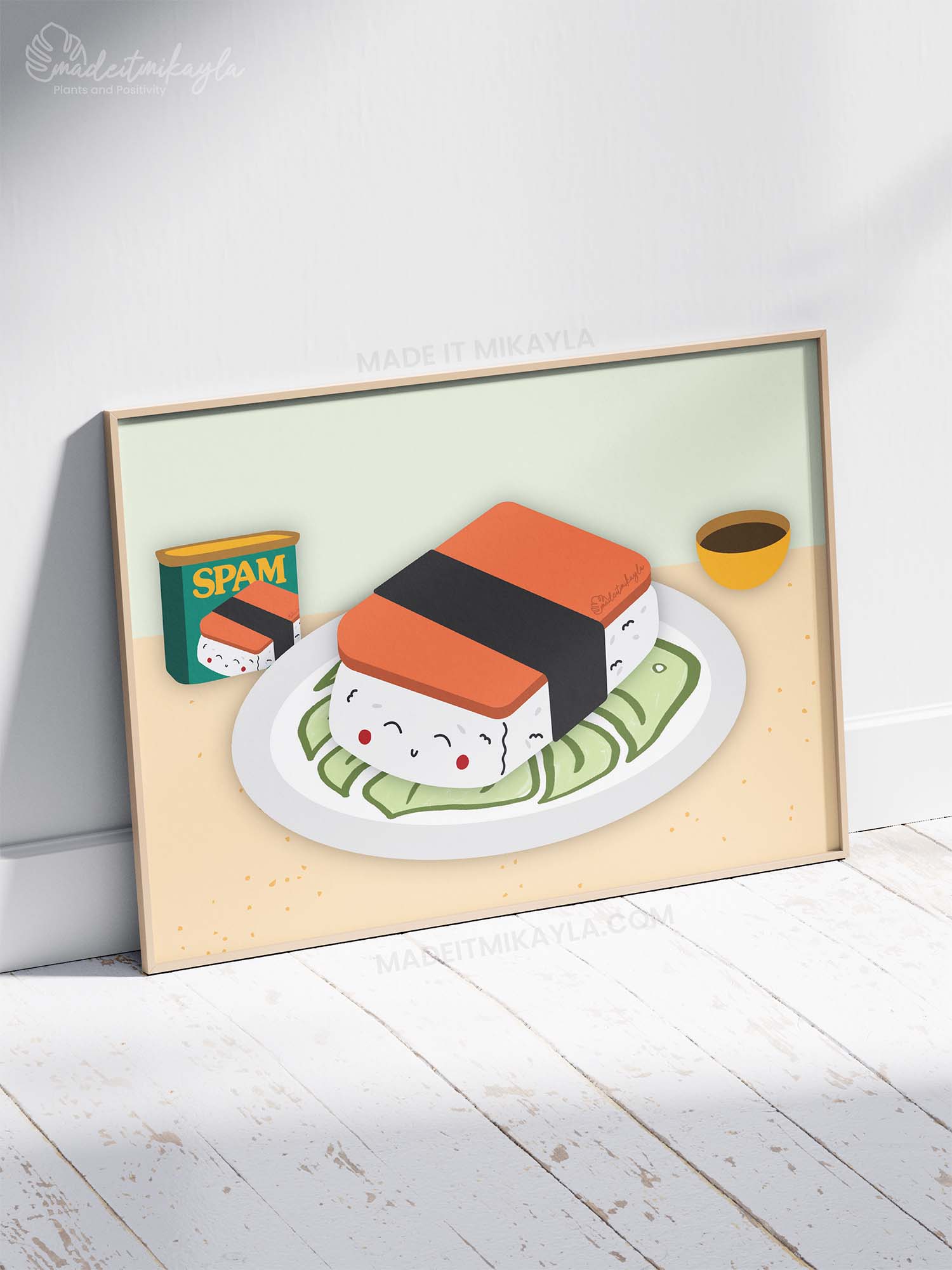 Spam Musubi Art Print | MadeItMikayla