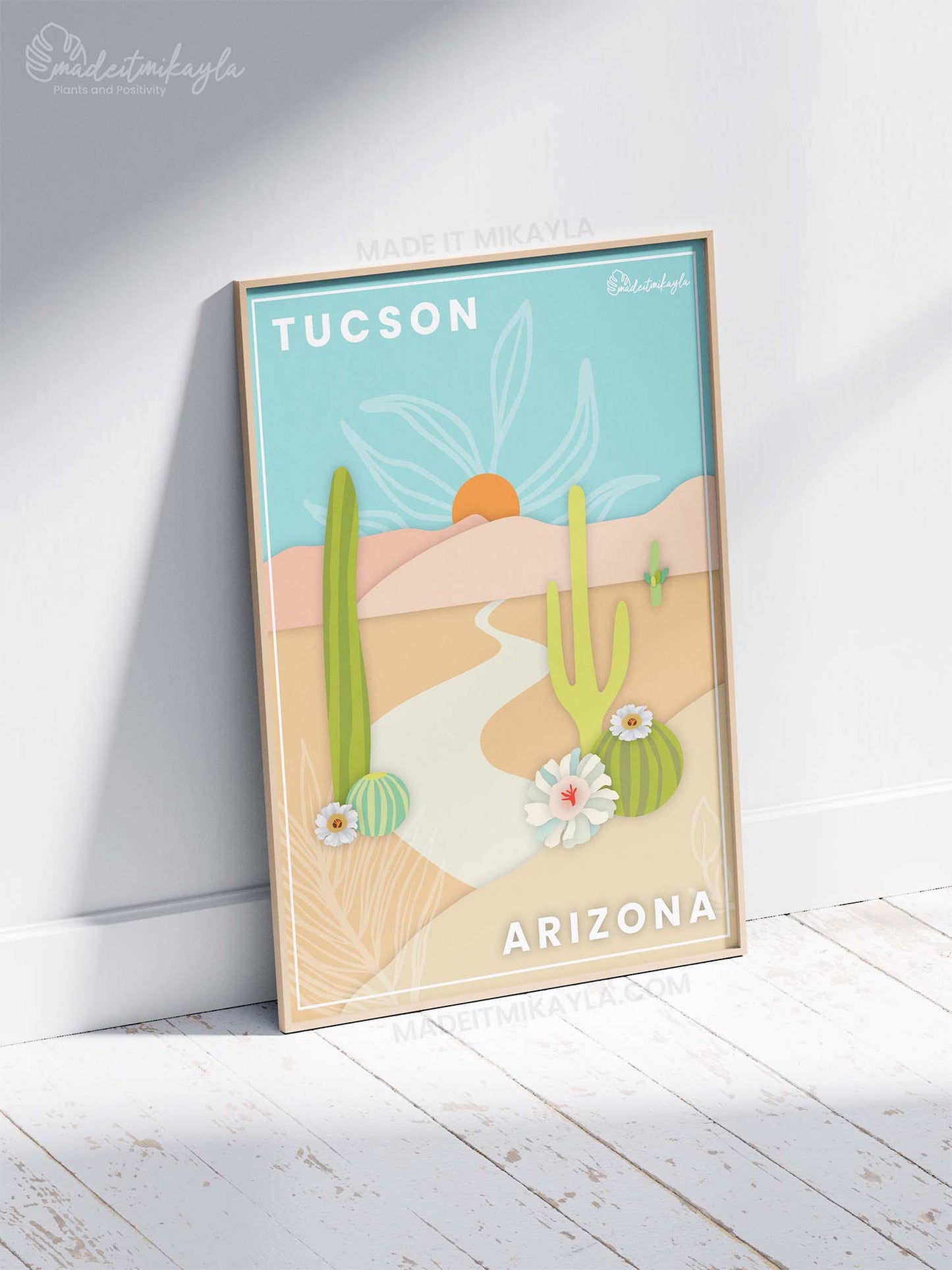 Tucson Arizona Art Print | MadeItMikayla