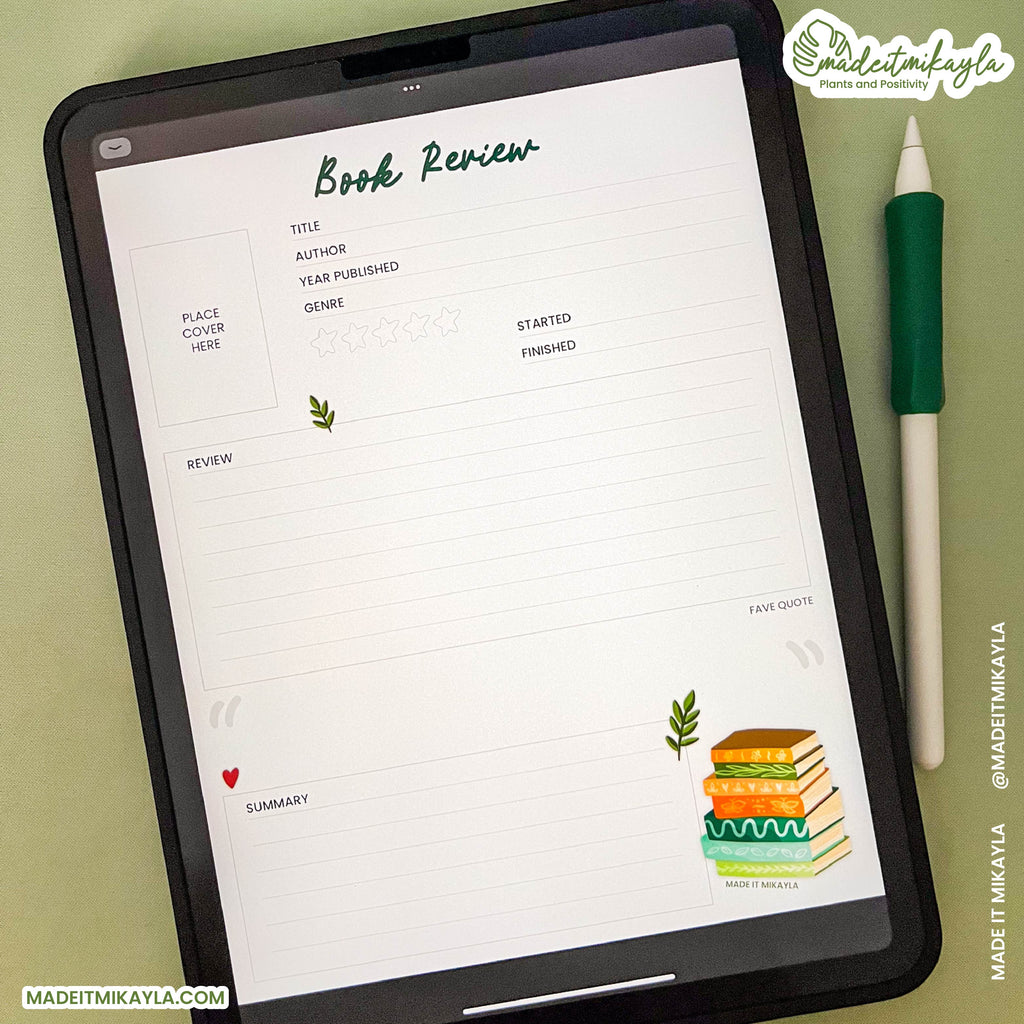 Book Review Sheet Set