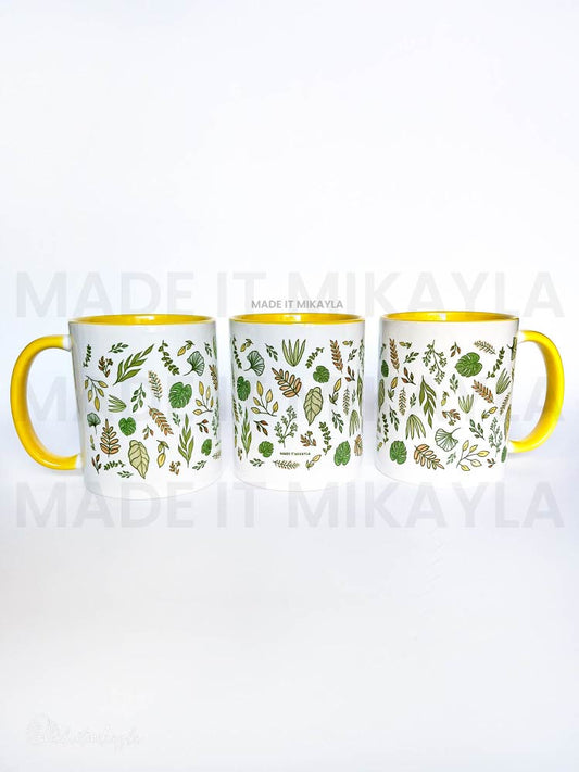 Botanical Foliage Ceramic Mug