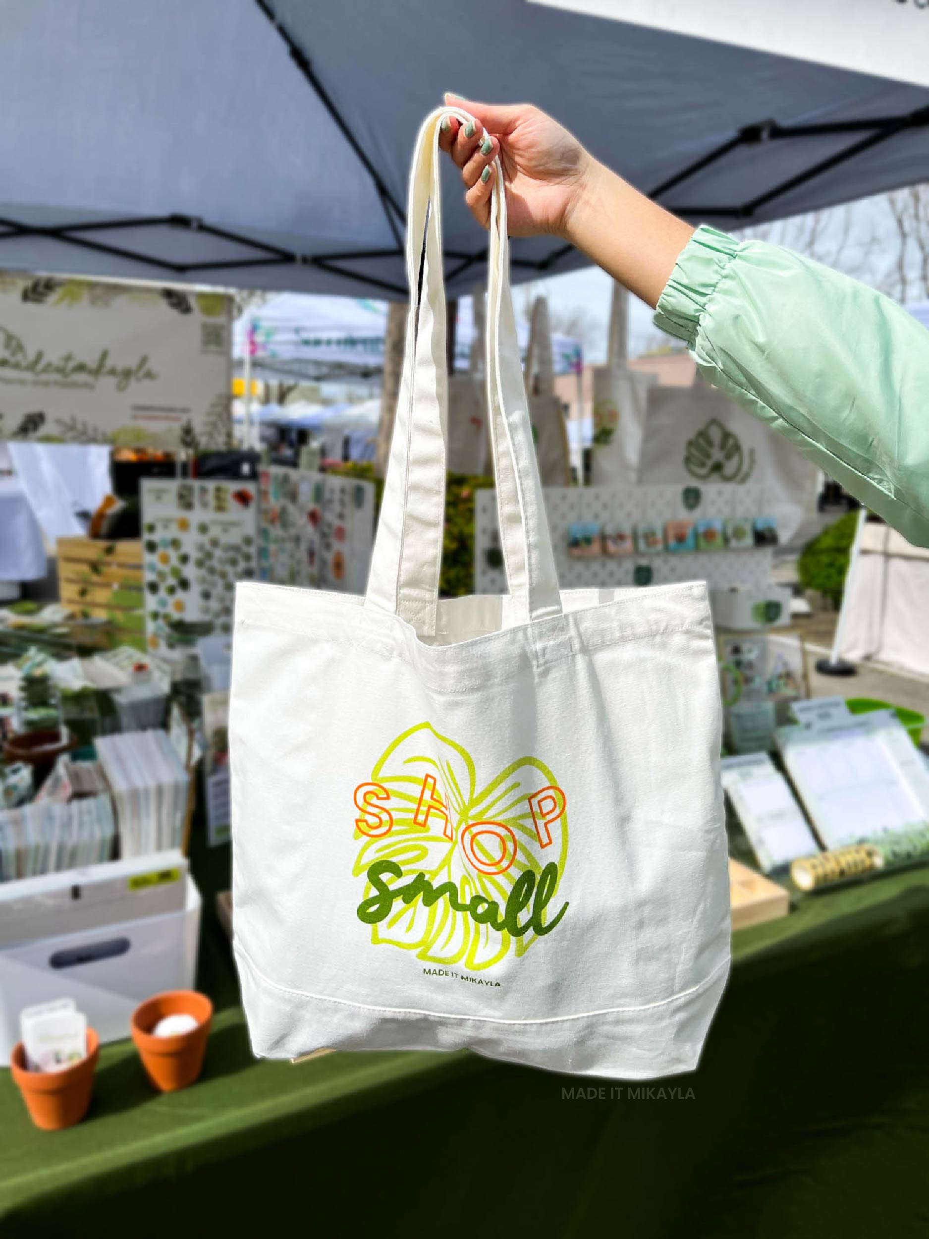 Shop Small Tote Bag | MadeItMikayla