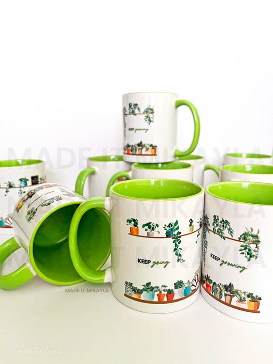 Keep Growing Ceramic Mug | MadeItMikayla
