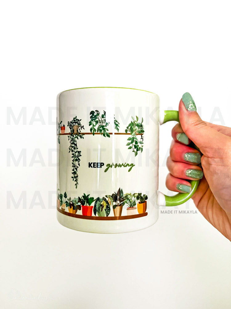 Keep Growing Ceramic Mug | MadeItMikayla