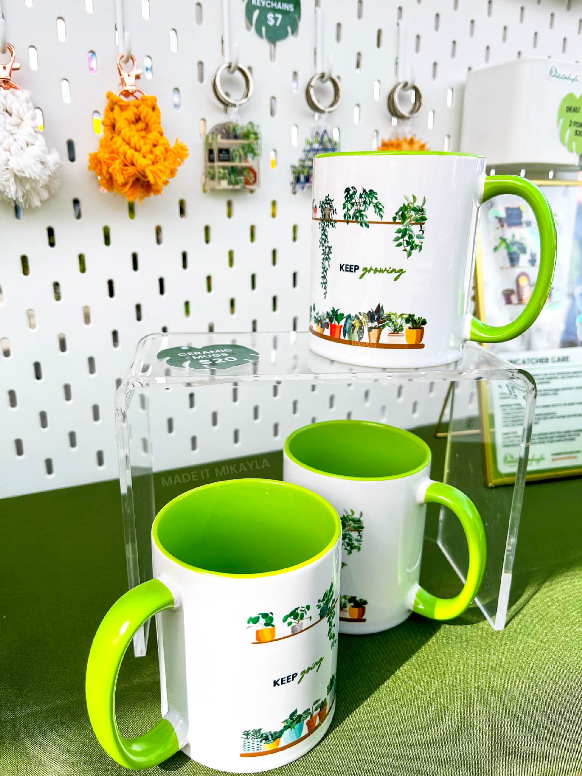 Keep Growing Ceramic Mug | MadeItMikayla