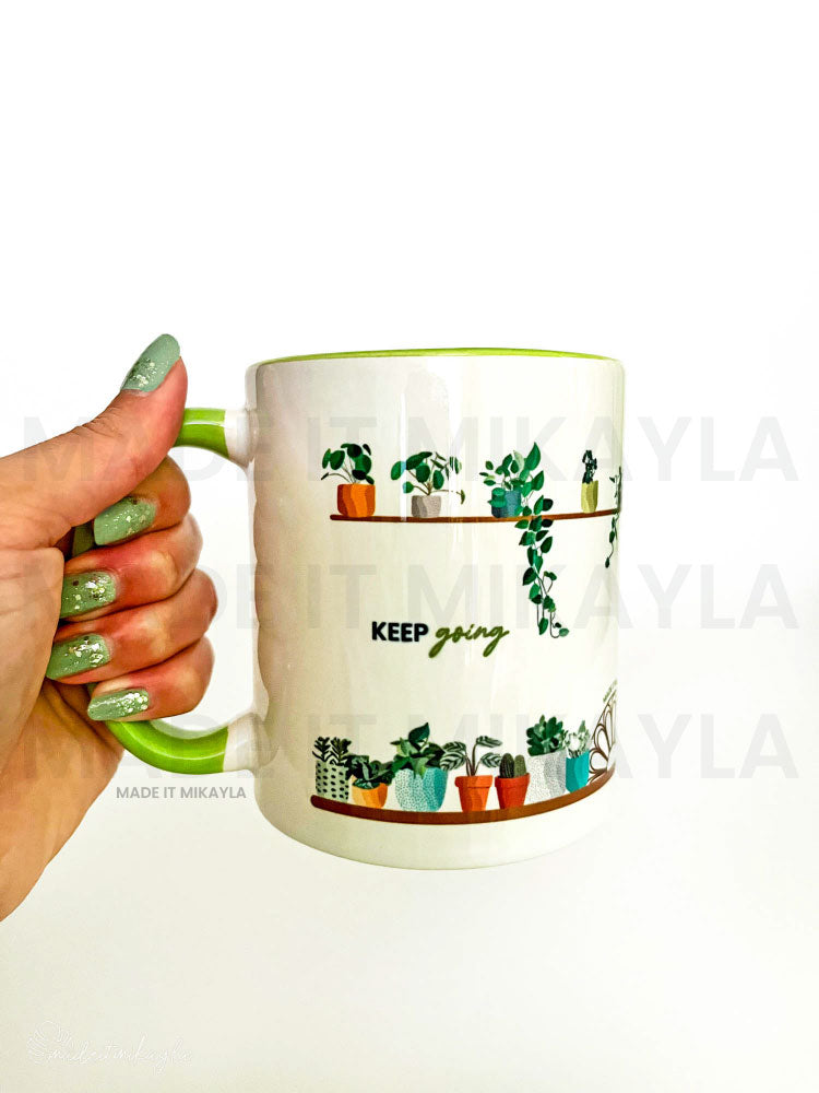 Keep Growing Ceramic Mug | MadeItMikayla