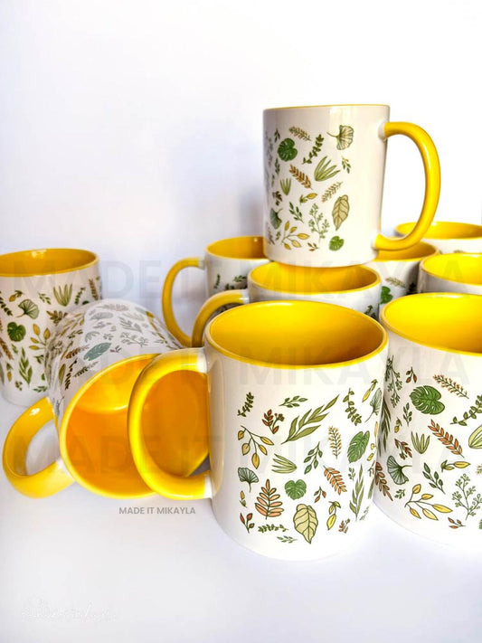 Botanical Foliage Ceramic Mug | MadeItMikayla