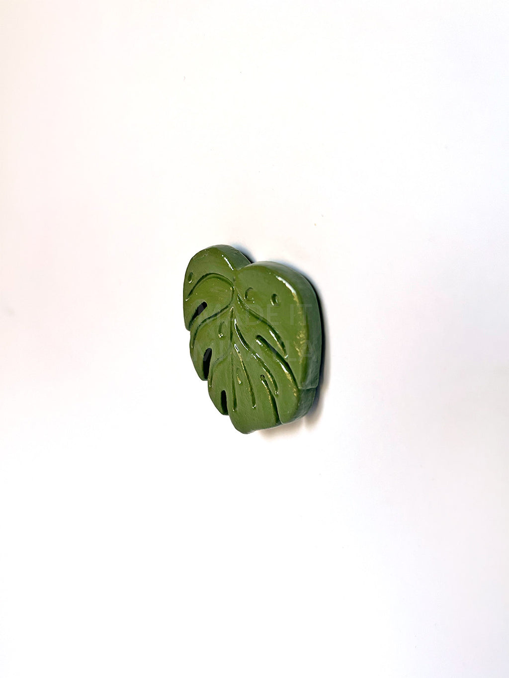Monstera Leaf Clay Magnet | MadeItMikayla