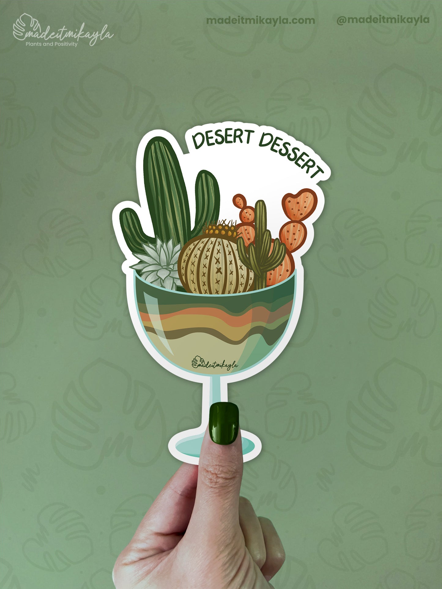 Desert Dessert Sticker | MadeItMikayla