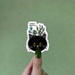 Halloween Trio Black Cat Sticker | MadeItMikayla