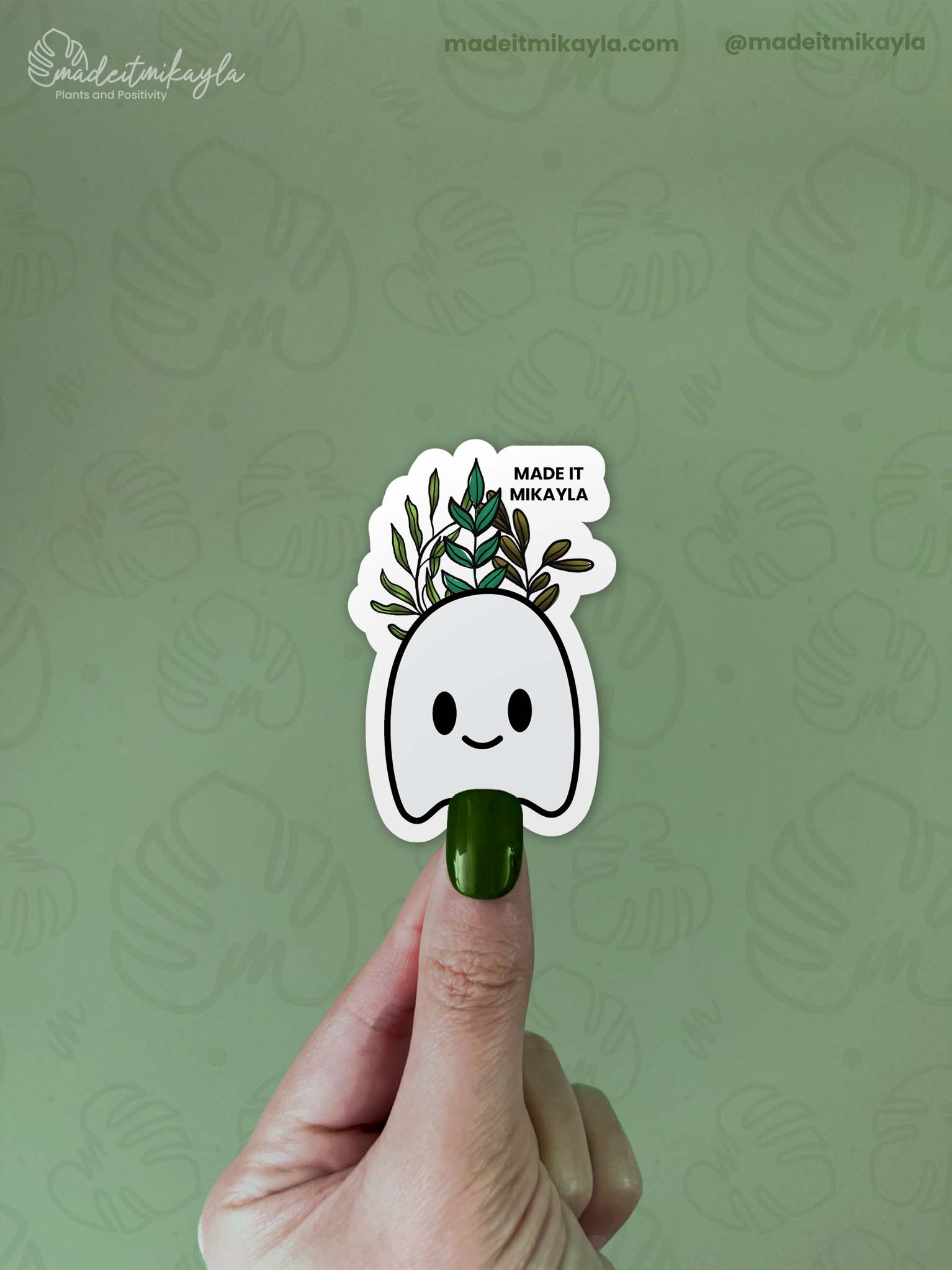 Halloween Trio Ghost Sticker | MadeItMikayla