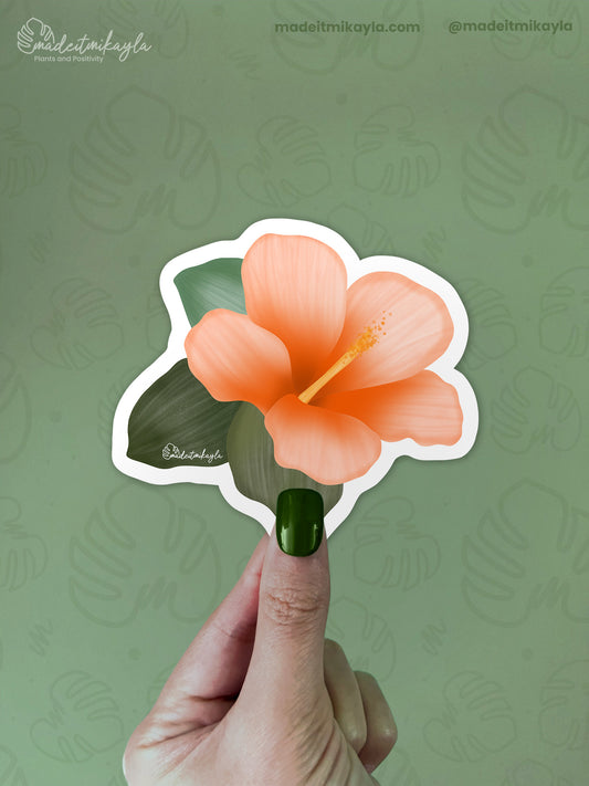 Hibiscus Sticker | MadeItMikayla