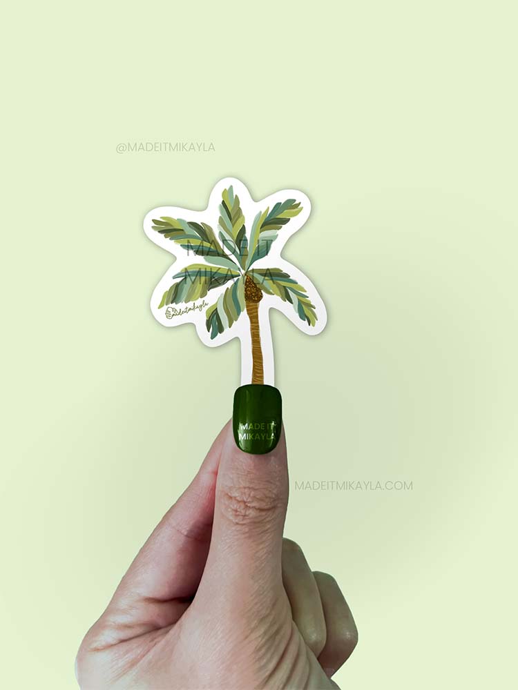 Palm Tree Sticker | MadeItMikayla
