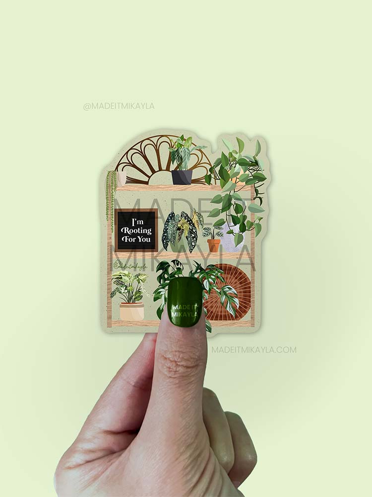 Rooting For You Sticker | MadeItMikayla