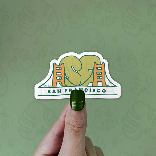 San Francisco SF Bridge Sticker | MadeItMikayla