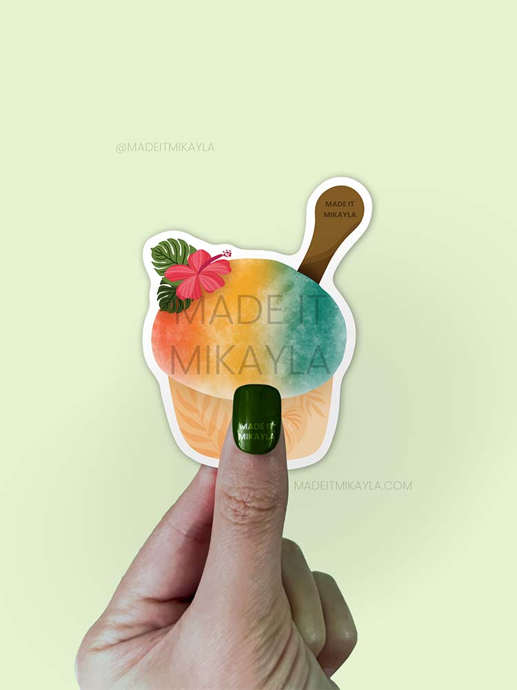 Shave Ice Sticker | MadeItMikayla