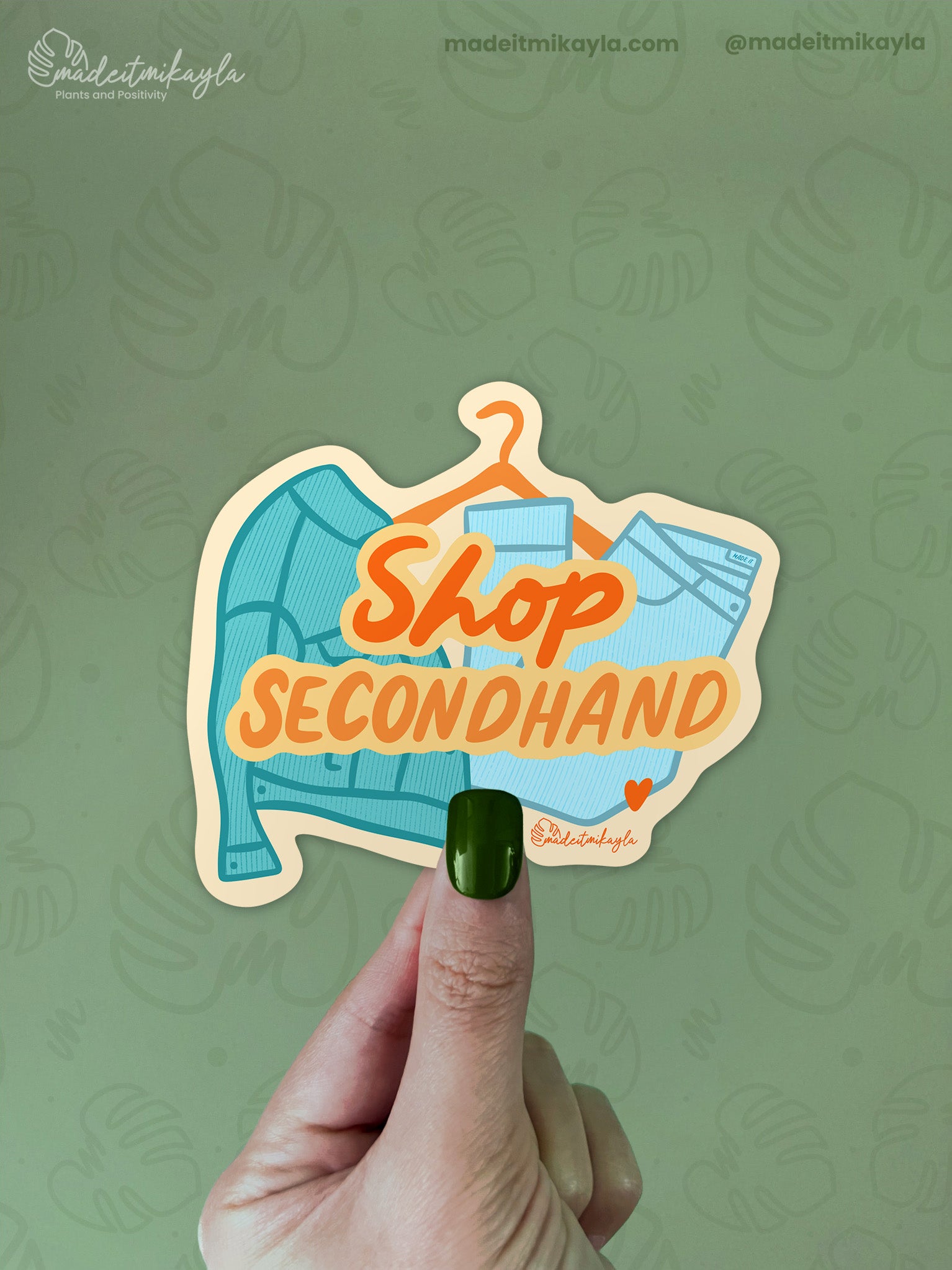 Shop Secondhand Sticker | MadeItMikayla